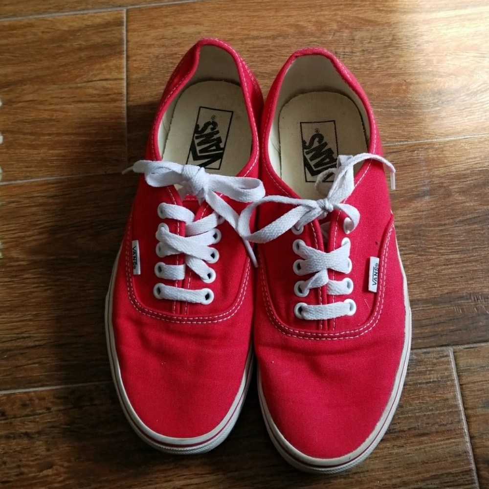 Red Vans- Brand New